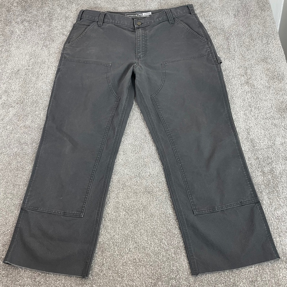 Carhartt Double Knee Pants 38x27 Rugged Flex Relaxed Utility Work (Tag 38x32)
